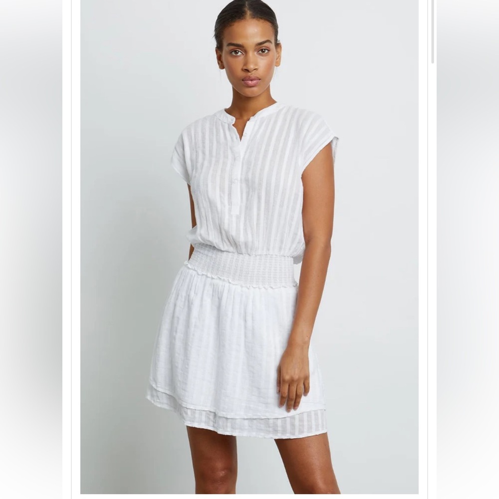 NWT Rails Angelina Mini Dress in White
Shadow Sz Small